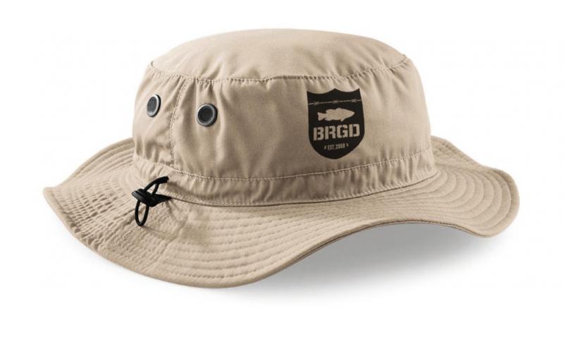 SHIELD CARGO BUCKET HAT STONE