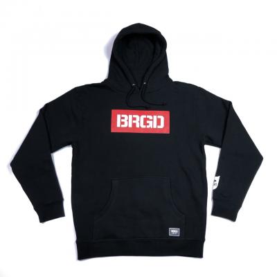 HOODIE BRDG BOX LOGO RED