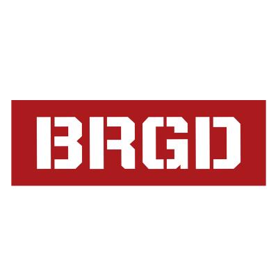 STICKER BRGD RED BOXLOGO