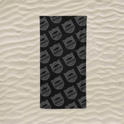 SHIELD BEACH TOWEL BLACK